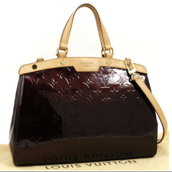 Louis Vuitton Handbags - 100% Auth Louis Vuitton Brea Vernis MM Amarante